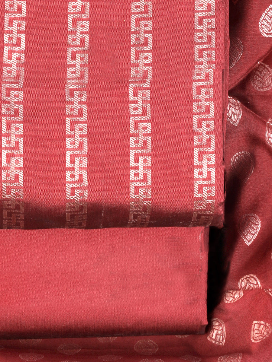 Jacquard Woven Unstitched Dress Material for Women