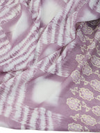 Women’s Chanderi Foil Printed Salwar Suit Dress Material Unstitched