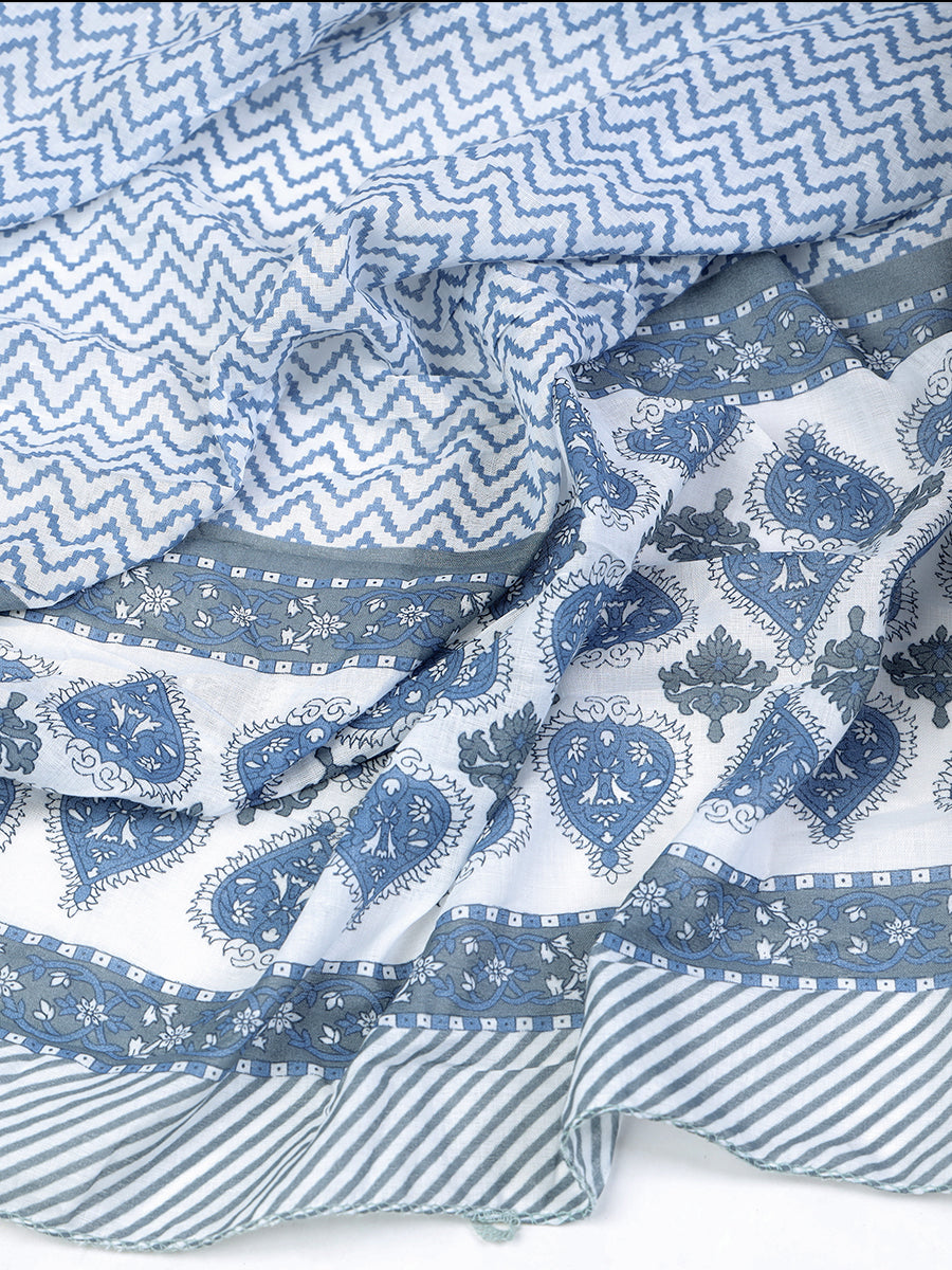 Women’s Pure Cotton Printed Unstitched Dress Material