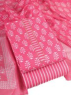 Women’s Cotton Blend Printed Unstitched Dress Material