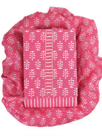 Women’s Cotton Blend Printed Unstitched Dress Material
