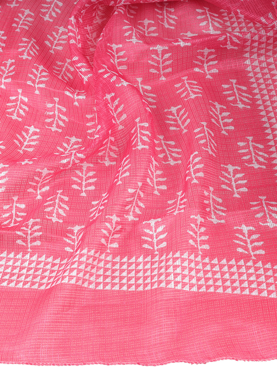 Women’s Cotton Blend Printed Unstitched Dress Material