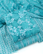 Pure Cotton Unstitched Dress Material Set for Women