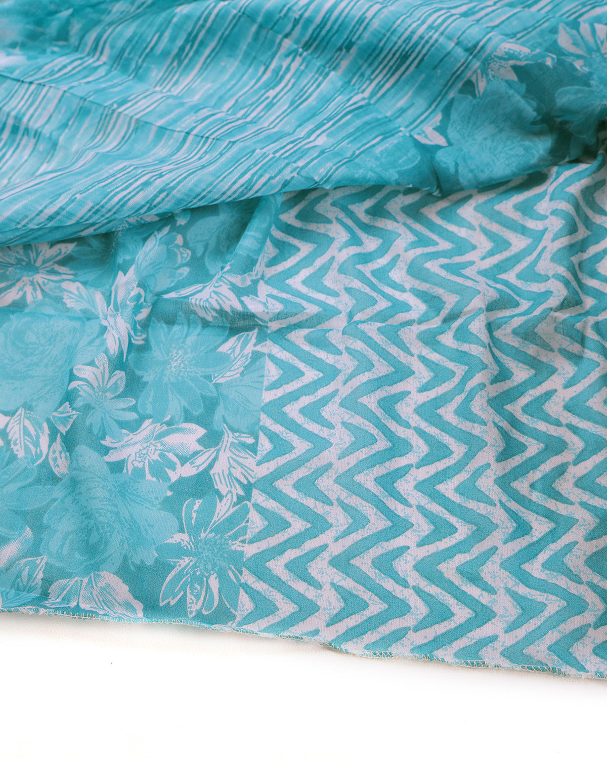 Pure Cotton Unstitched Dress Material Set for Women