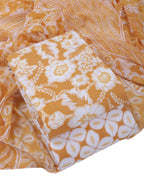 Pure Cotton Unstitched Dress Material Set for Women