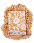 Pure Cotton Unstitched Dress Material Set for Women