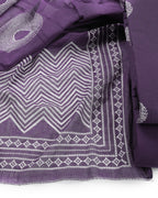 Pure Cotton Unstitched Dress Material Set for Women