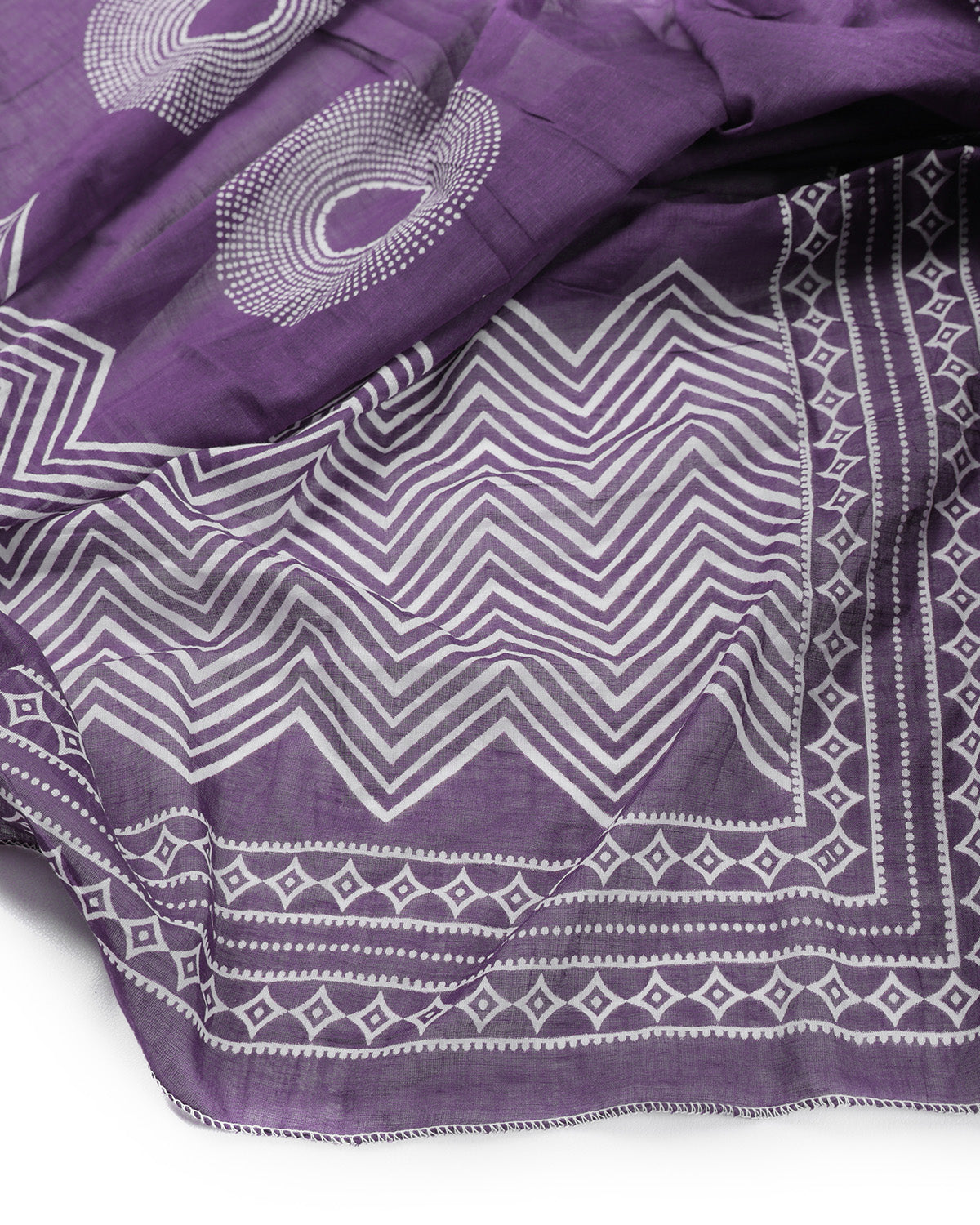 Pure Cotton Unstitched Dress Material Set for Women