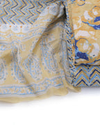 Pure Cotton Unstitched Dress Material Set for Women