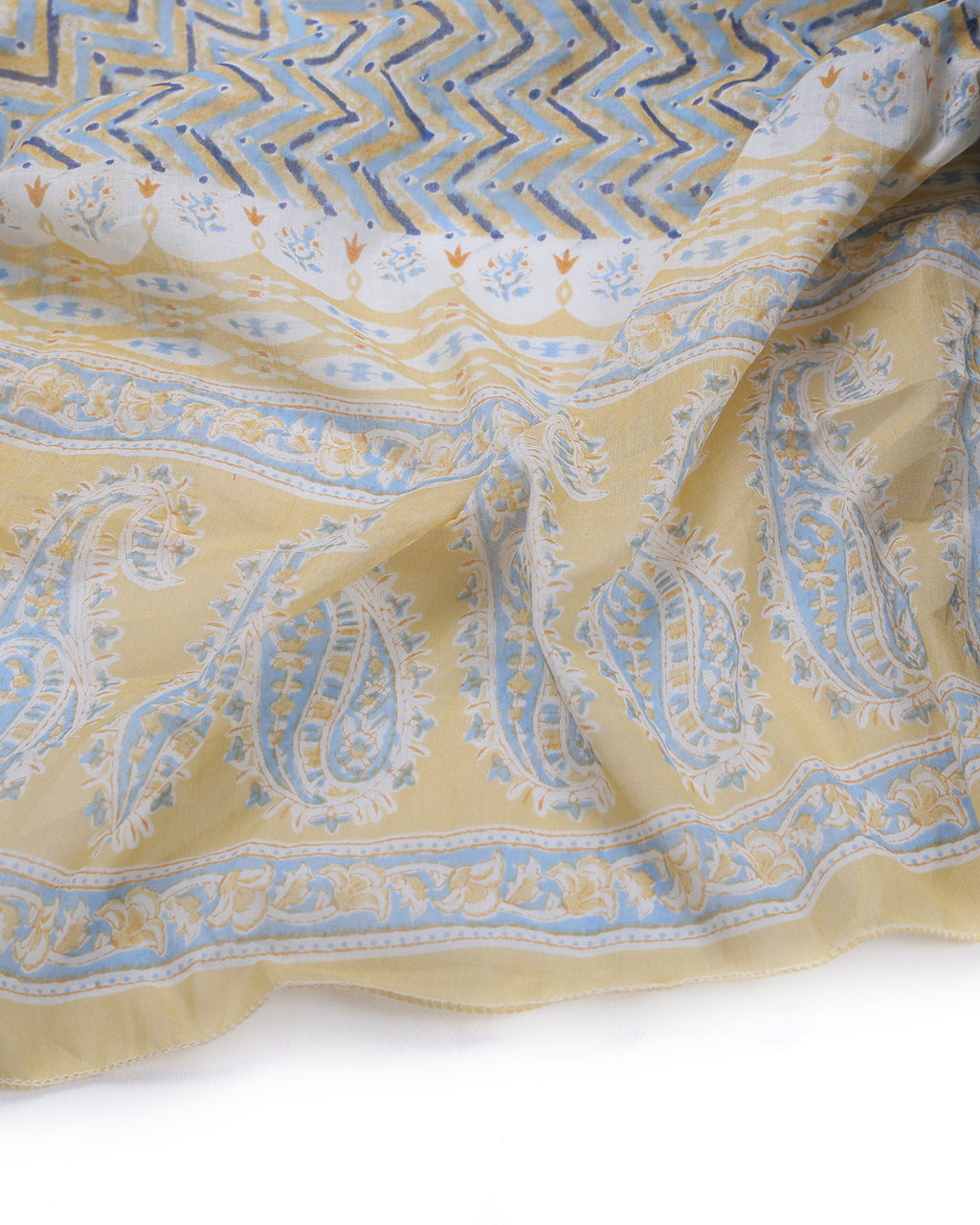 Pure Cotton Unstitched Dress Material Set for Women