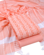 Pure Cotton Unstitched Dress Material Set for Women