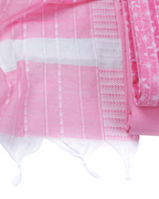 Pure Cotton Unstitched Dress Material Set for Women