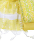 Pure Cotton Unstitched Dress Material Set for Women