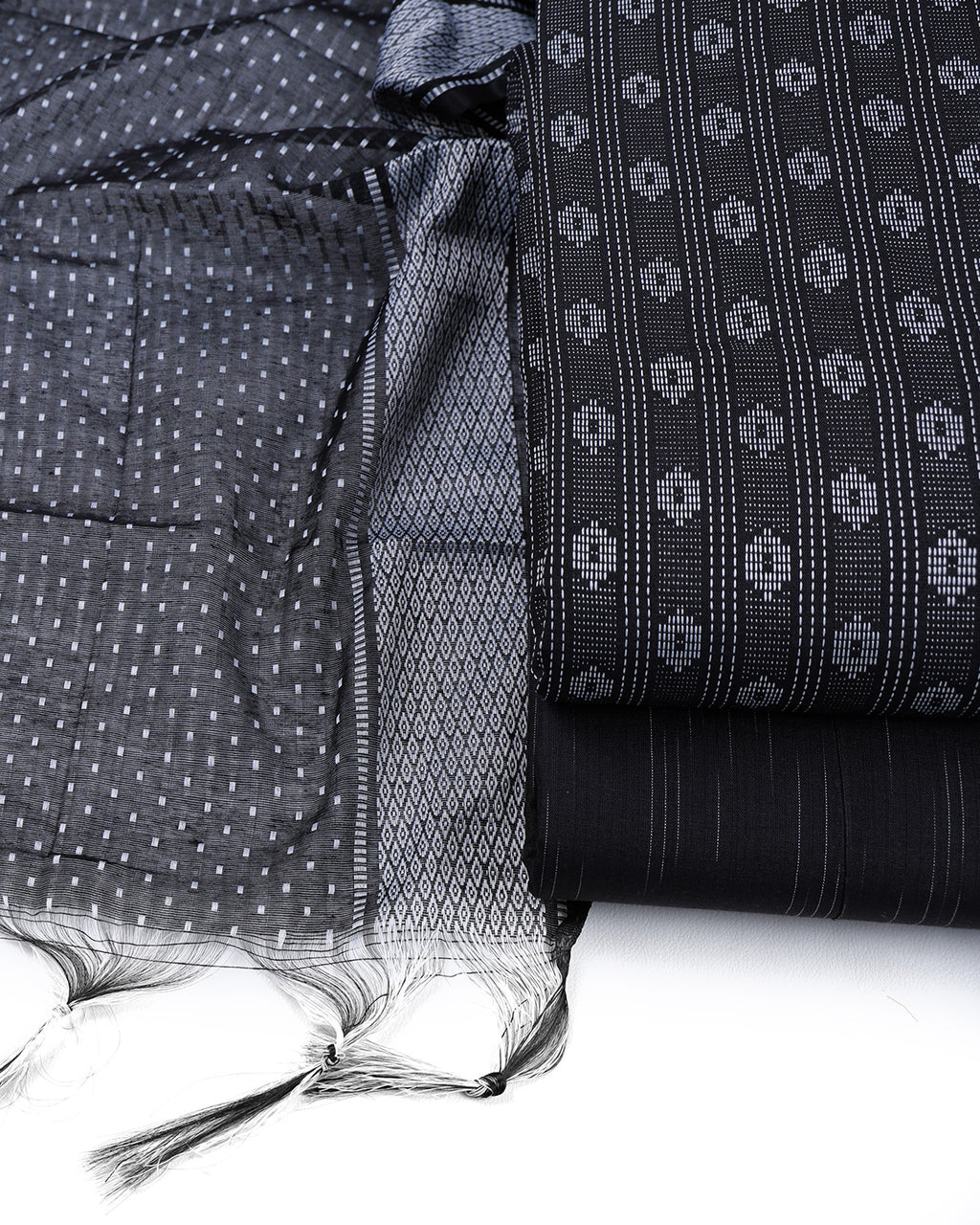 Pure Cotton Unstitched Dress Material Set for Women