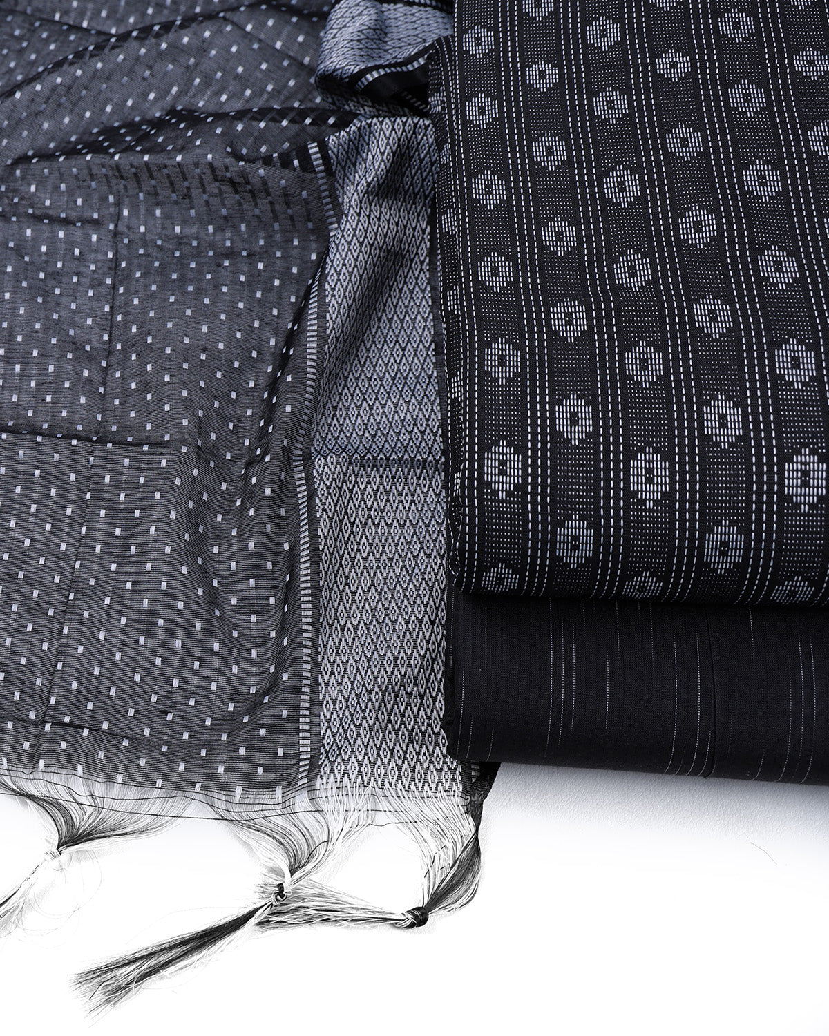 Pure Cotton Unstitched Dress Material Set for Women