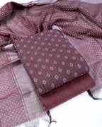 Pure Cotton Unstitched Dress Material Set for Women