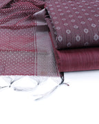 Pure Cotton Unstitched Dress Material Set for Women