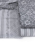 Pure Cotton Unstitched Dress Material Set for Women