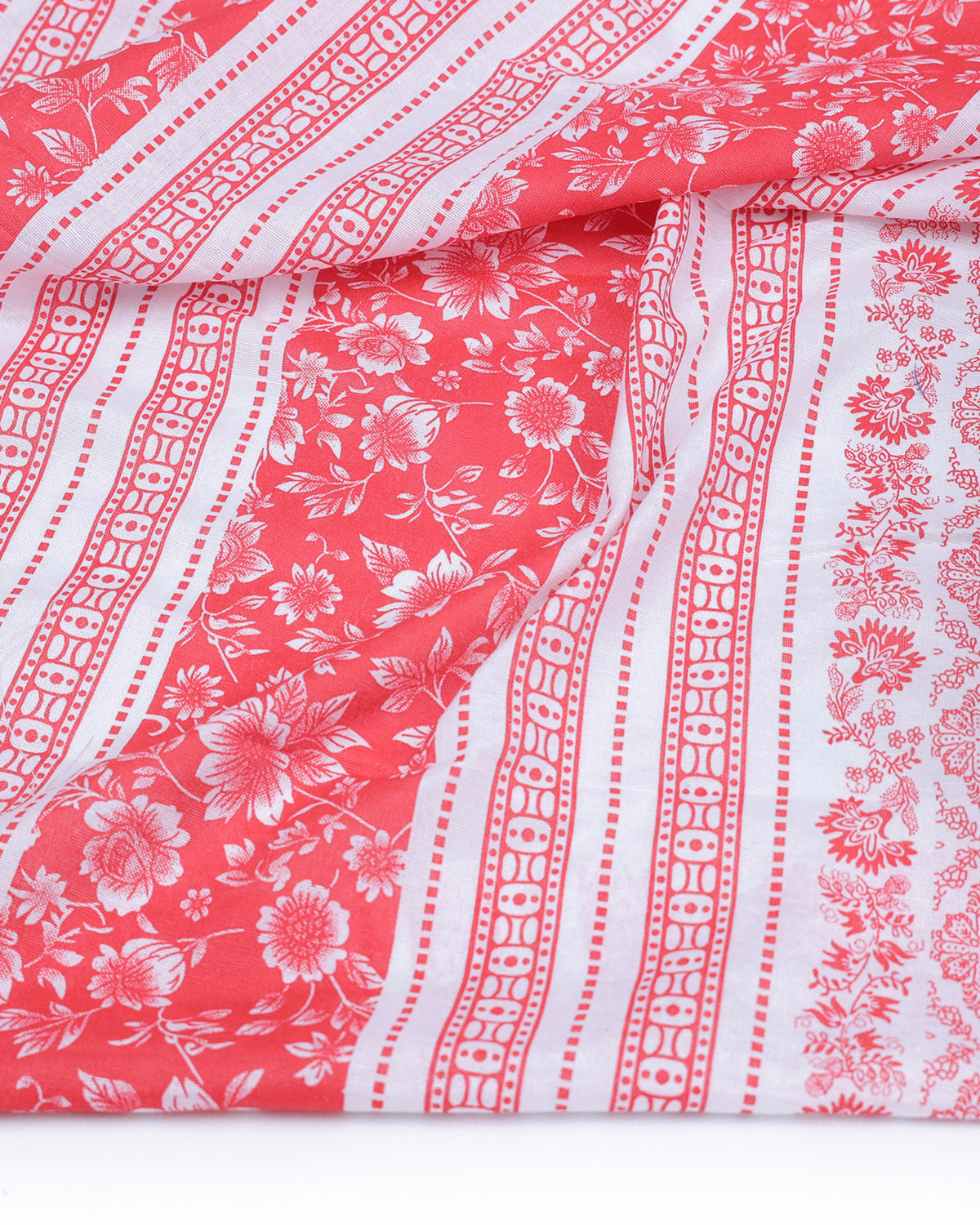Pure Cotton Unstitched Dress Material Set for Women