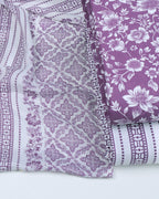 Pure Cotton Unstitched Dress Material Set for Women