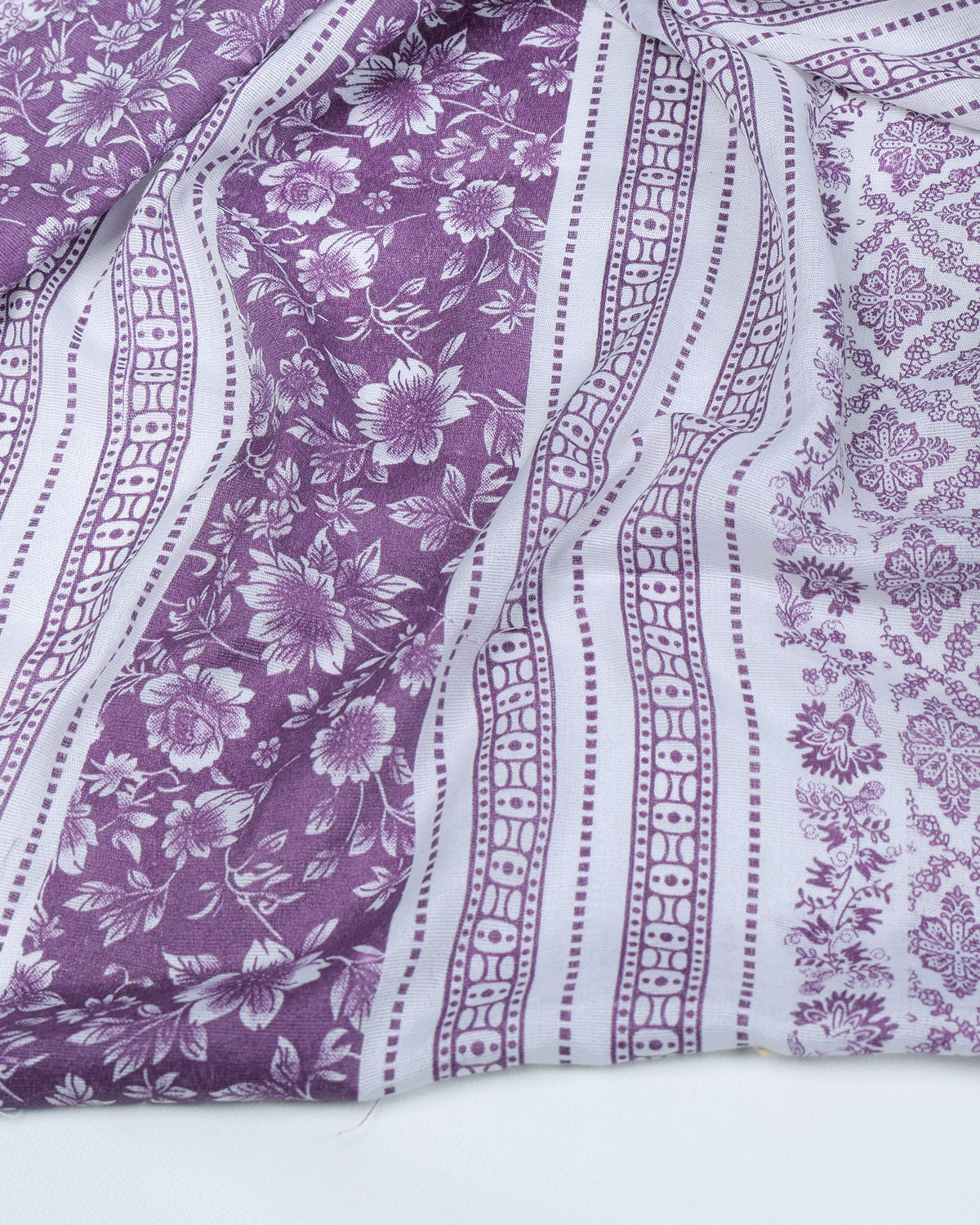 Pure Cotton Unstitched Dress Material Set for Women