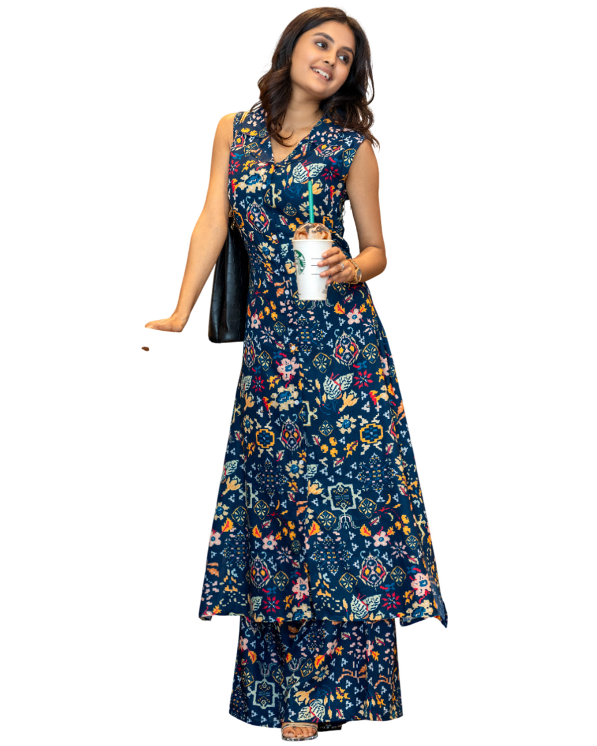 Women’s Stitched Rayon Printed Co-ord Set