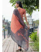 Women’s Chanderi Kurta Set with Printed Dupatta