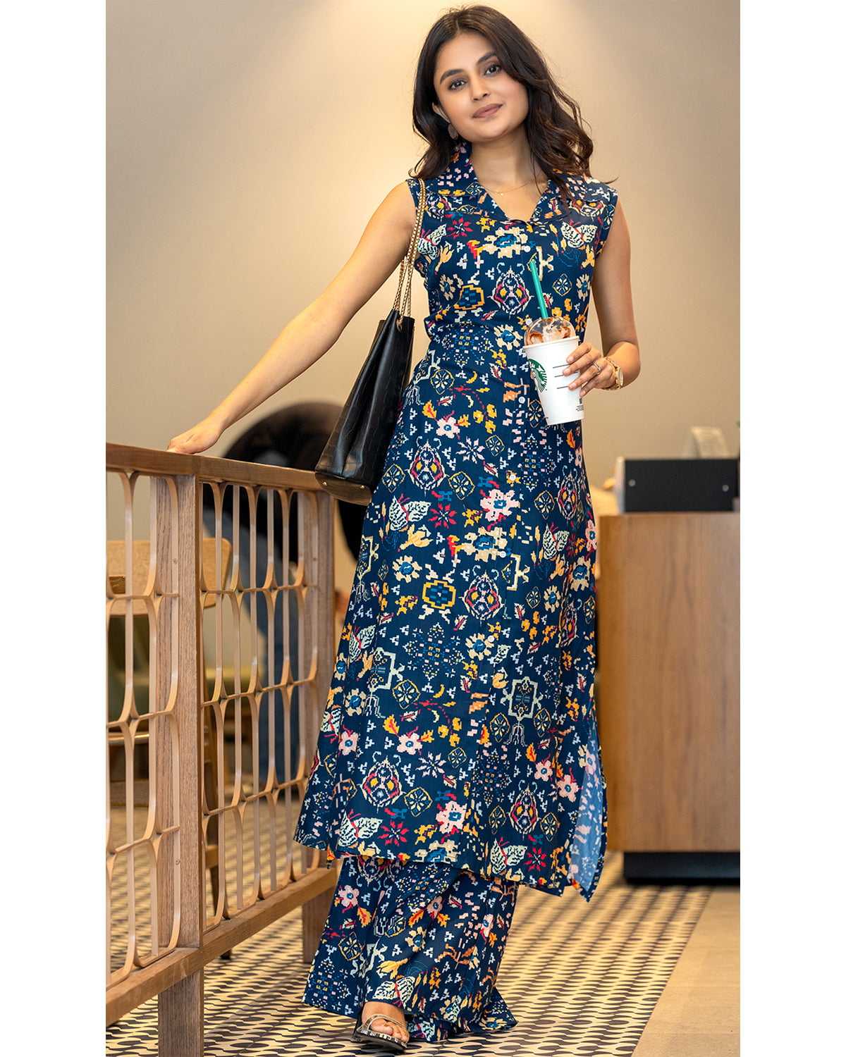 Women’s Stitched Rayon Printed Co-ord Set
