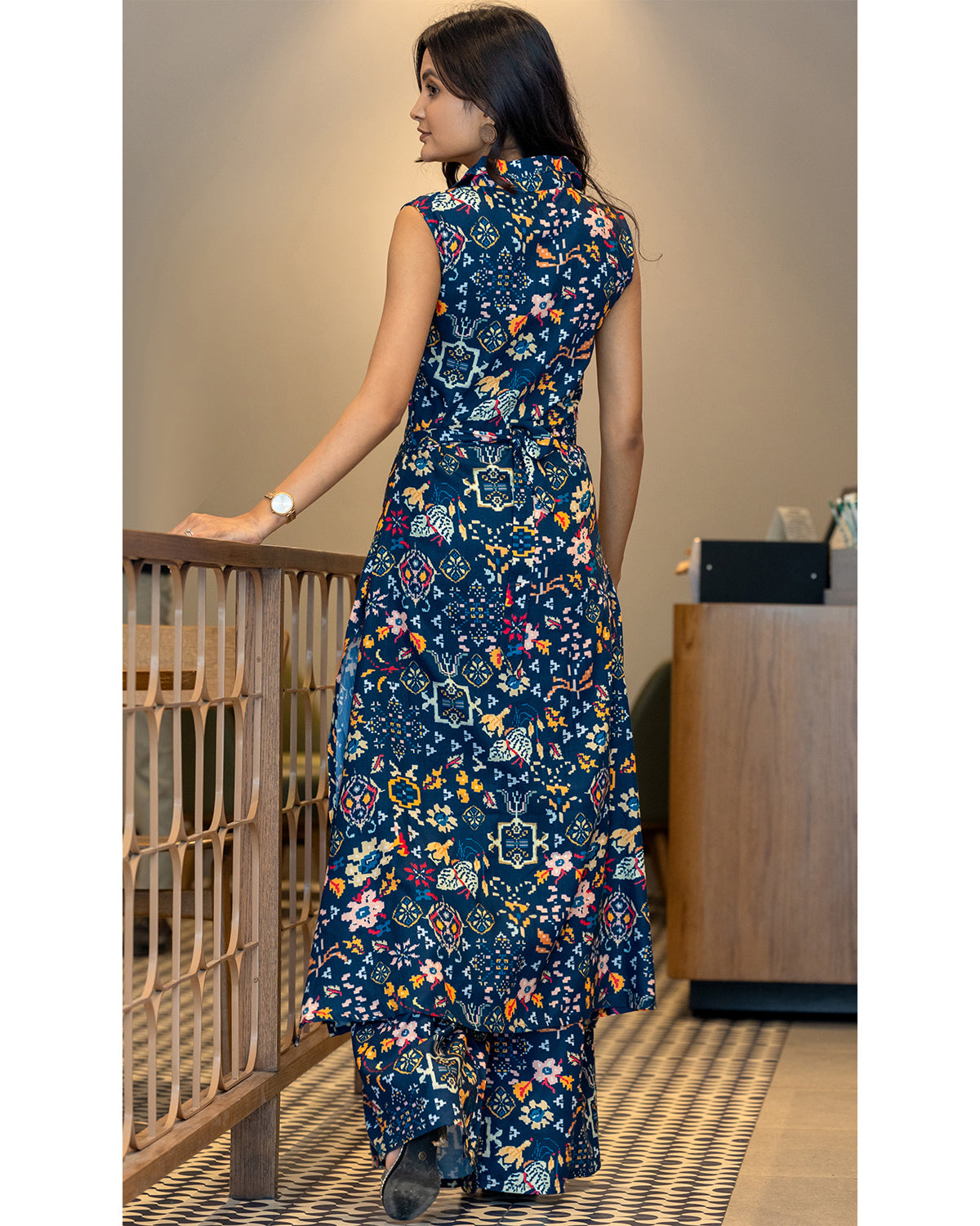 Women’s Stitched Rayon Printed Co-ord Set