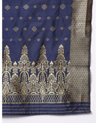 Jacquard silk blend woven kurta set  with dupatta