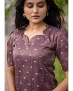 Women’s Shimmer Silk Printed Kurta with Dupatta