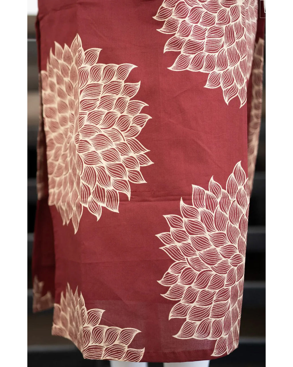 Rayon Printed Calf Length Kurta for Women