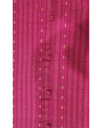 Women Pink Handloom Cotton Straight Calf Length Sleeveless Kurta