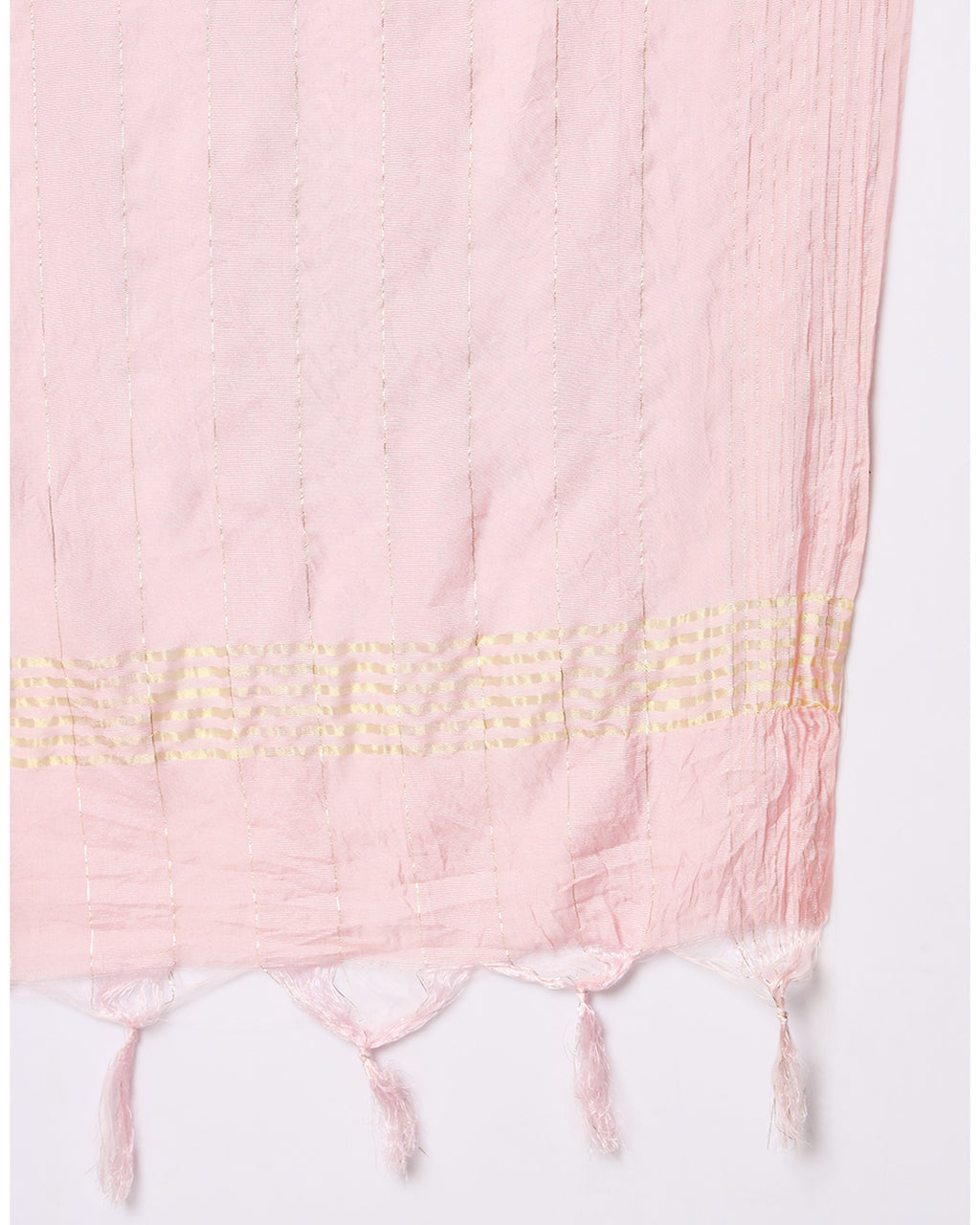Cotton blend hand embroidery kurta set with dupatta