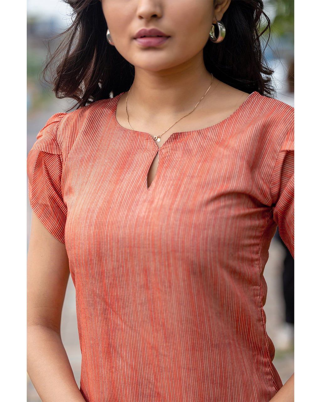 Women’s Chanderi Kurta Set with Printed Dupatta