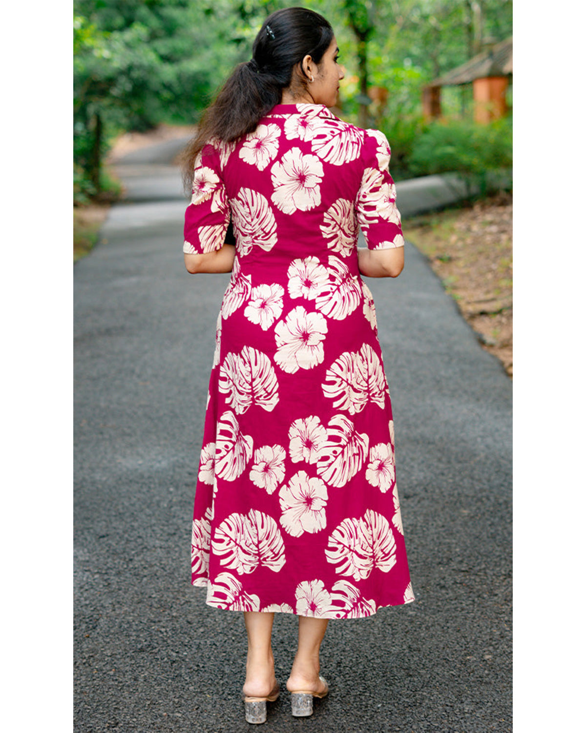 Women's Rayon Stitched Print Kurta for Women