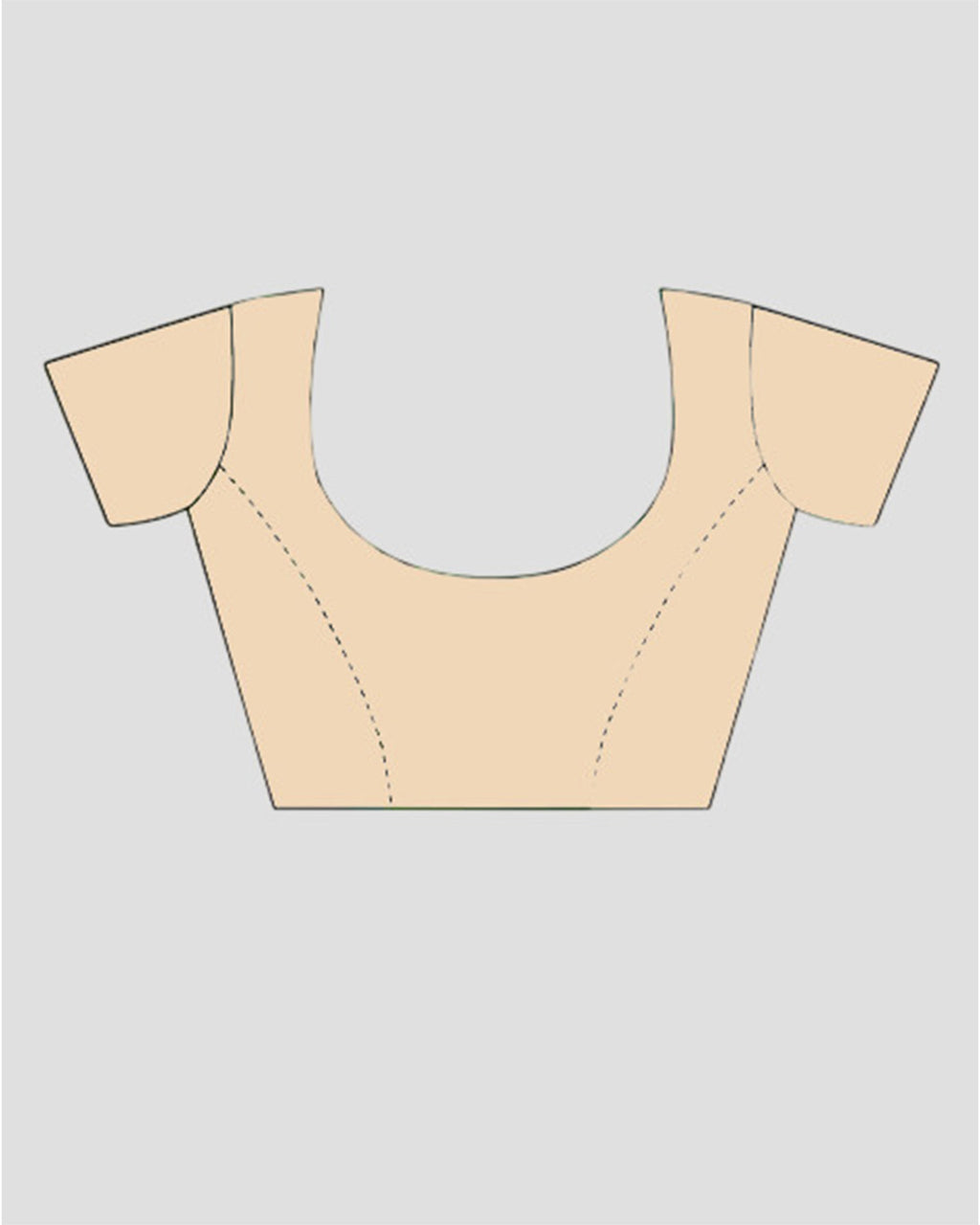 Women's Beige Linen Saree With Printed Work & Blouse Piece