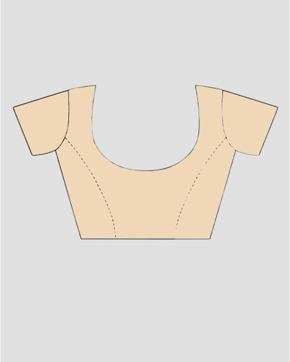 Women's Beige Linen Saree With Printed Work & Blouse Piece