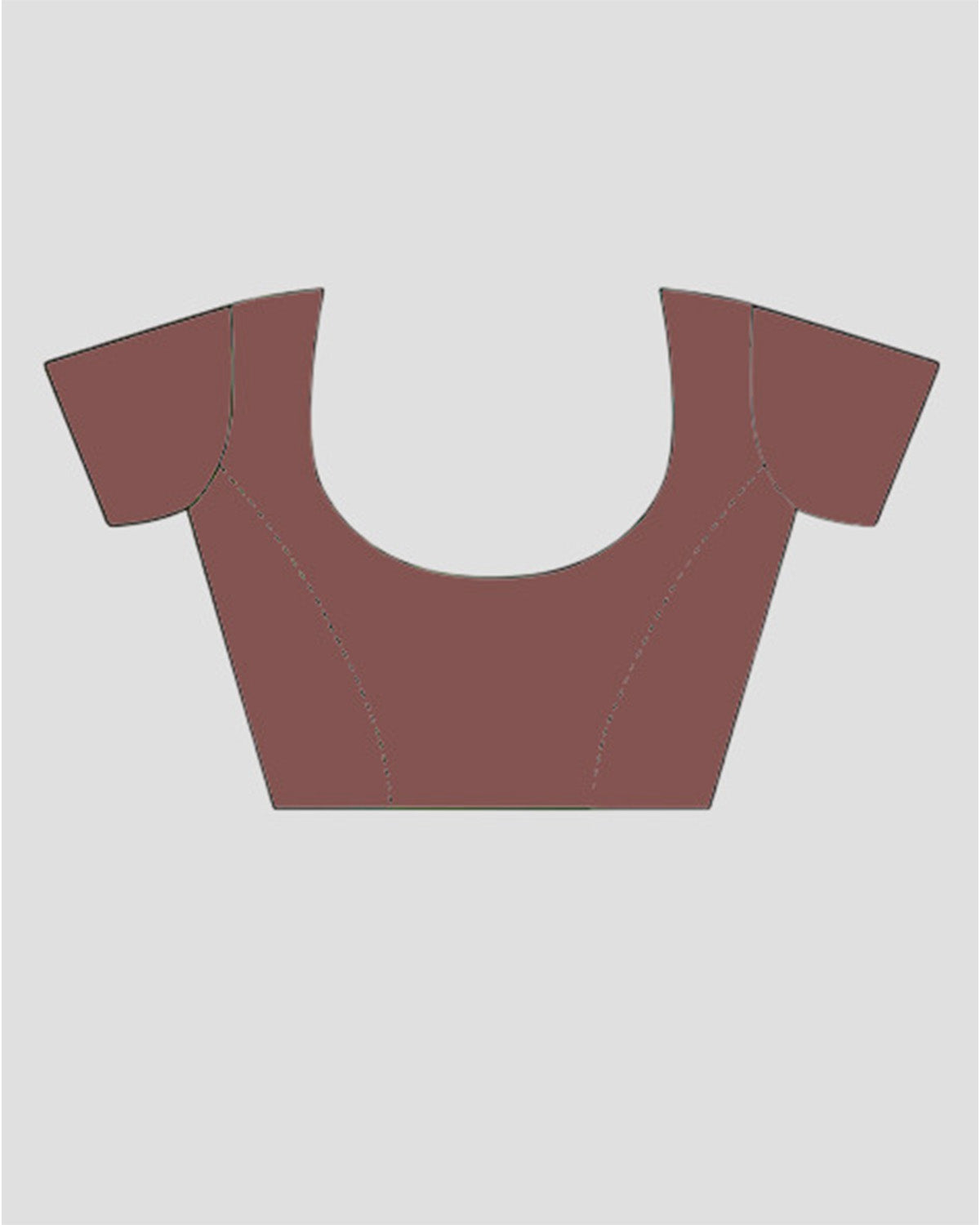 Navy Blue Linen Saree with Maroon Border & Printed Pallu With Blouse Piece