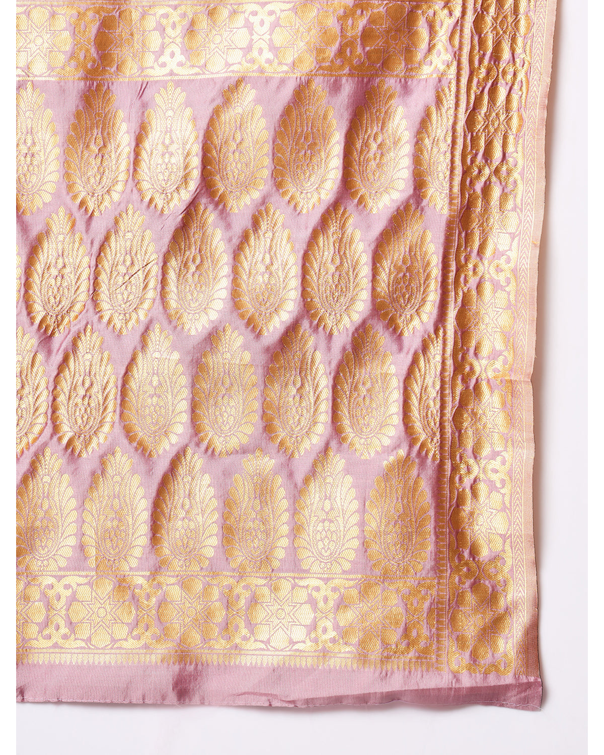 Silk blend jacquard gala kurta set  with dupatta