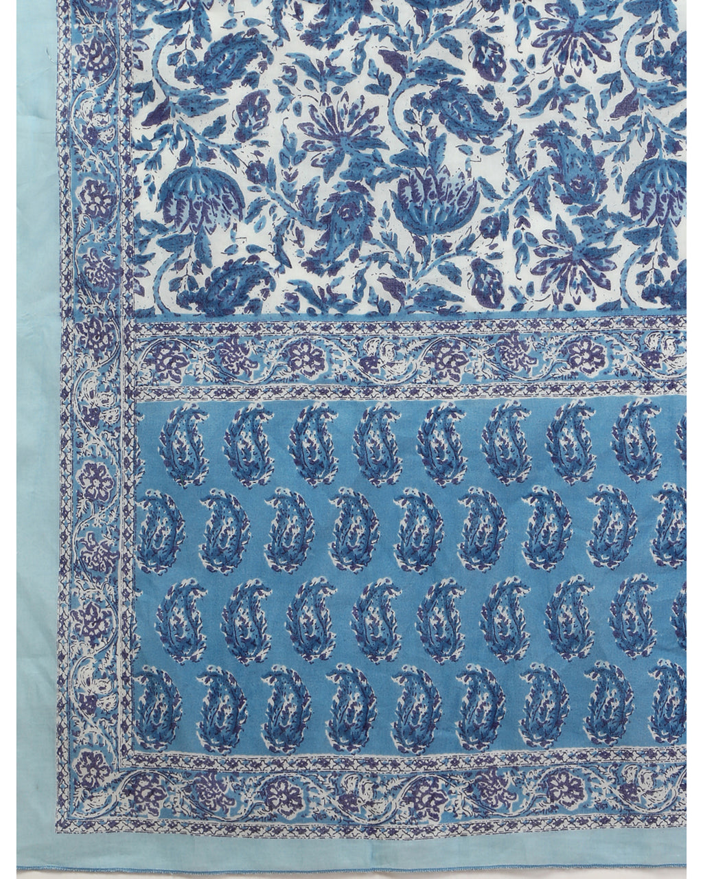 Cotton print kurta set with dupatta