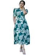 Women's Rayon Stitched Print Kurta for Women