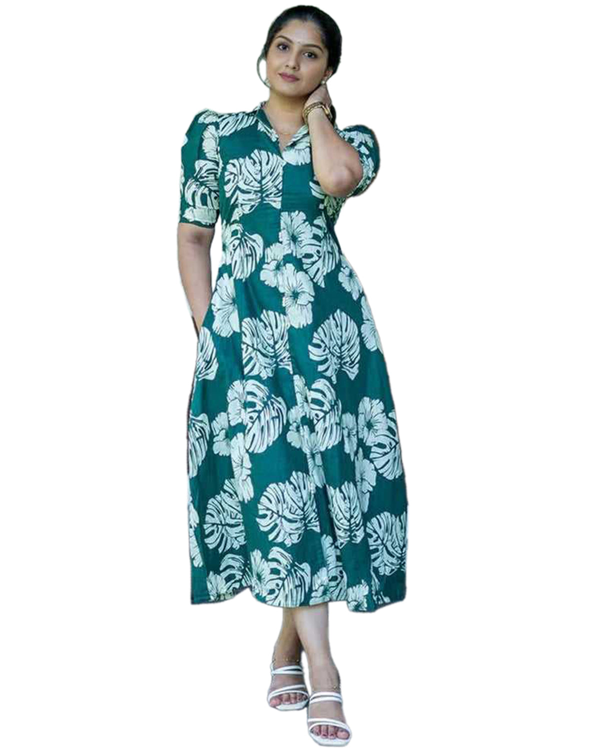 Women's Rayon Stitched Print Kurta for Women