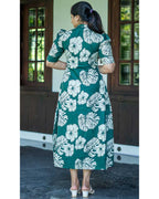 Women's Rayon Stitched Print Kurta for Women