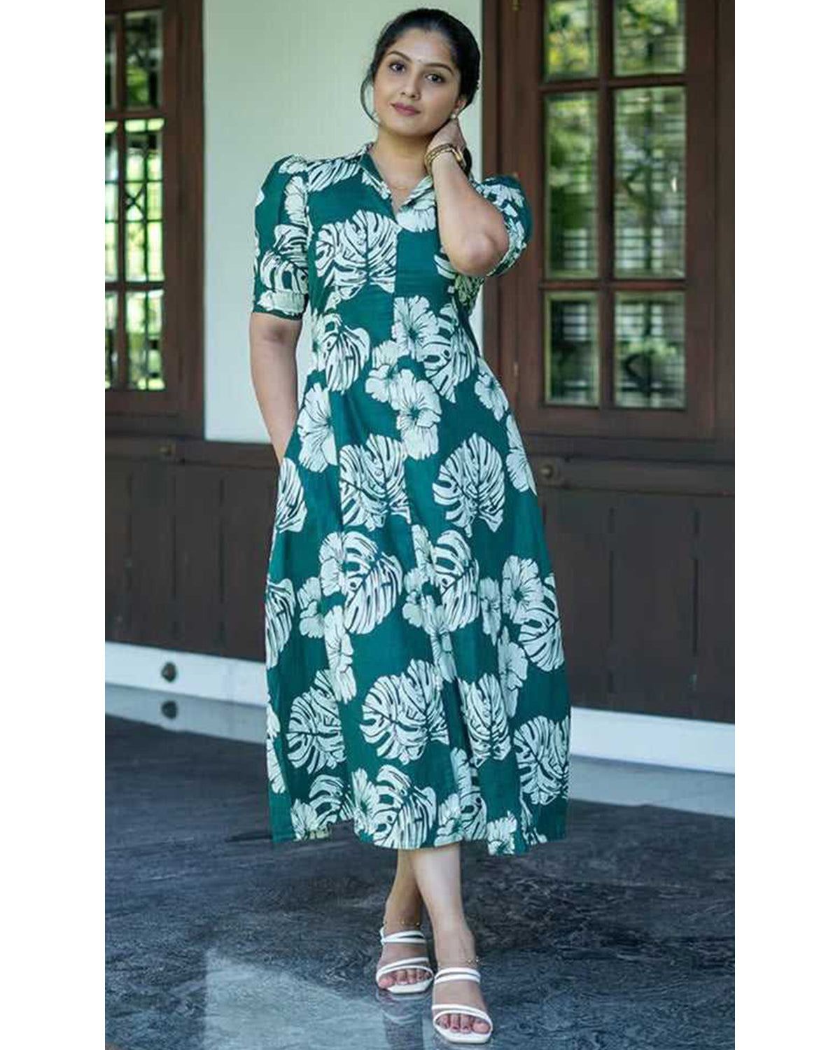 Women's Rayon Stitched Print Kurta for Women